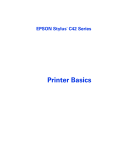 Epson C42UX Basic manual