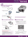 Epson PowerLite 8300i Quick Start Guide