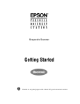 Epson Personal Document Station Mac User Setup Information
