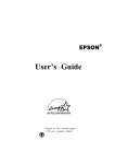 Epson Endeavor L User's Manual