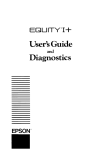 Epson Apex 110 User's Manual