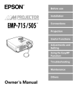 Epson EMP-505 User's Manual