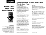 Epson ELP-3300 Warranty Statement