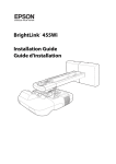 Epson 455Wi Installation Guide