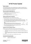 Epson AP-60 Supplemental Information