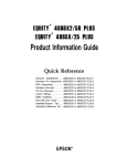 Epson 486DX2 User's Manual
