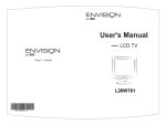 Envision Peripherals L26W761 User's Manual