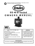 Enviro EG 40 B User's Manual