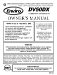 Enviro DV50DX User's Manual