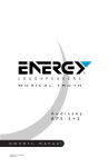 Energy Speaker Systems APS 5+2 User's Manual