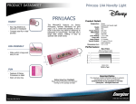 Energizer PRN1AACS User's Manual