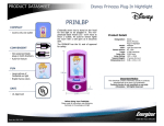 Energizer PRINLBP User's Manual