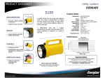 Energizer 5109 User's Manual