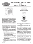 Empire Comfort Systems VFCT25-3 User's Manual