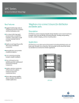 Emerson UPC Series Cross-Connect Housings Brochures and Data Sheets
