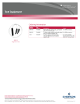 Emerson Test Equipment Brochures and Data Sheets