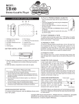 Emerson SB160 Specification Sheet