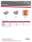 Emerson RLS Activators Brochures and Data Sheets