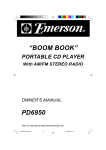 Emerson PD6950 Owner's Manual