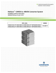 Emerson NetSure DCS 48375 Installation and User Instructions