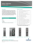 Emerson NetSure 802 DC Power System Application Guide