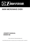 Emerson MW8991SB Owner's Manual
