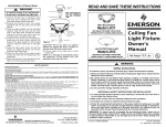 Emerson LK31 User's Manual
