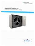 Emerson Liebert Prop Fan Condensing Unit User's Manual