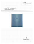 Emerson Liebert NX Battery System User's Manual