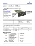 Emerson Liebert IntelliSlot 485 Interface Card Technical Specifications