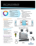 Emerson Liebert Custom Air Handling Units Data Sheet