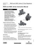 Emerson HSRL Series Second-Stage Regulator Instruction Manual