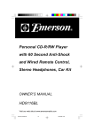 Emerson HD9116 Owner's Manual