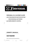 Emerson HD7090 Owner's Manual