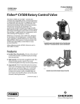 Emerson Fisher CV500 Data Sheet