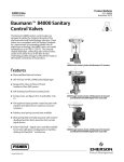 Emerson Fisher Baumann 84000 Data Sheet