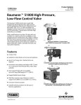 Emerson Fisher Baumann 51000 Data Sheet