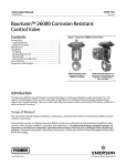 Emerson Fisher Baumann 26000 Instruction Manual