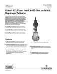 Emerson Fisher 3025 Data Sheet