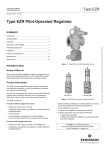 Emerson EZR Series Pressure Reducing Regulator Instruction Manual