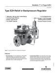 Emerson EZH and EZHSO Series Pressure Reducing Regulators Data Sheet