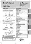 Emerson EWD70V5 Owner's Manual