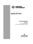 Emerson Epsilon EP Drive Installation Manual