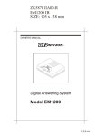 Emerson EM1200 User's Manual