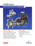 Emerson CS400 Data Sheet