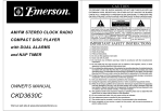 Emerson CKD3630C Owner's Manual