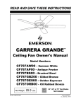 Emerson CF787AP00 User's Manual