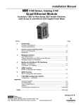 Emerson 72EE) Installation Manual