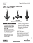 Emerson 95 Series Pressure Reducing Regulators Instruction Manual