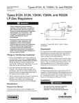 Emerson 912 Series Pressure Reducing Regulators for LP-Gas Service Instruction Manual